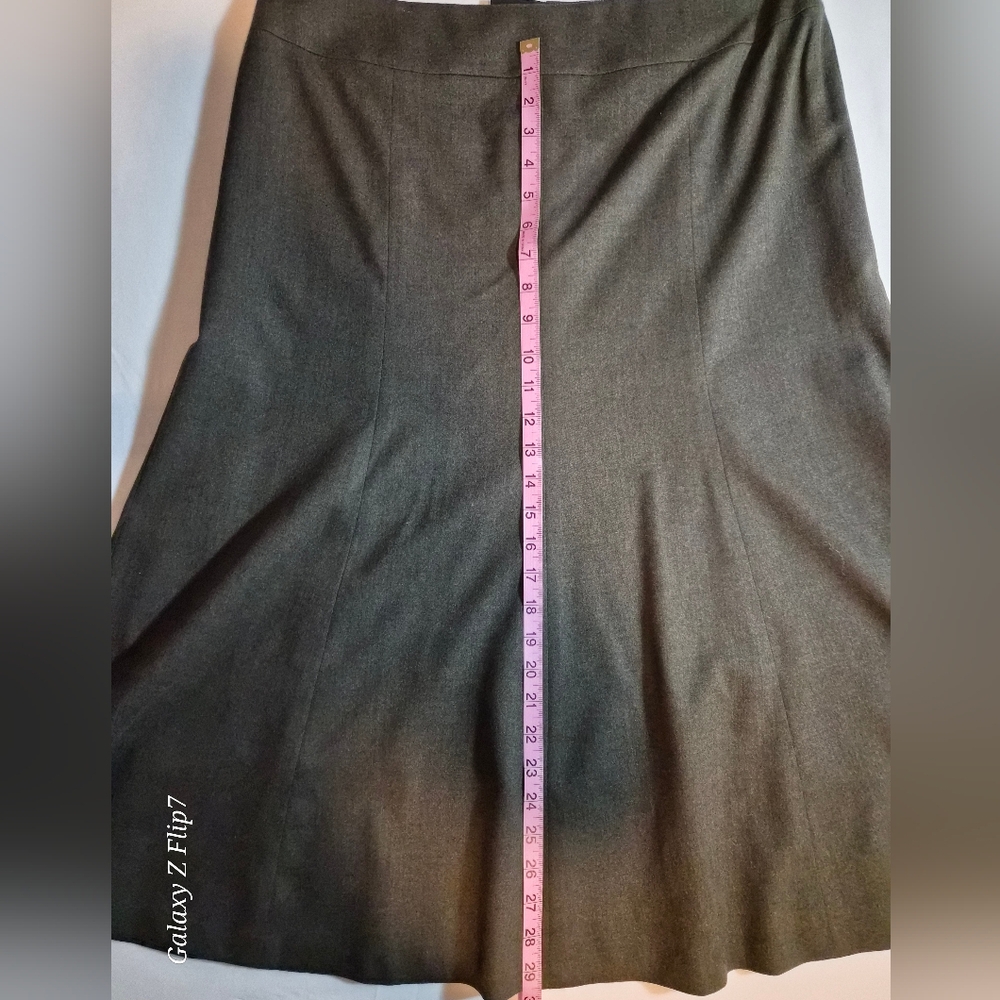 ​Talbots Petites Heathered Grey Wool Blend Pencil Skirt Size 14P - Picture 6 of 7